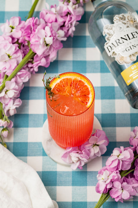 Blood Orange & Elderflower Gin Cocktail